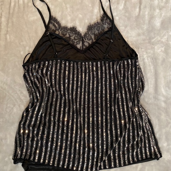 NWOT Beaded Cami Top - Picture 2 of 5